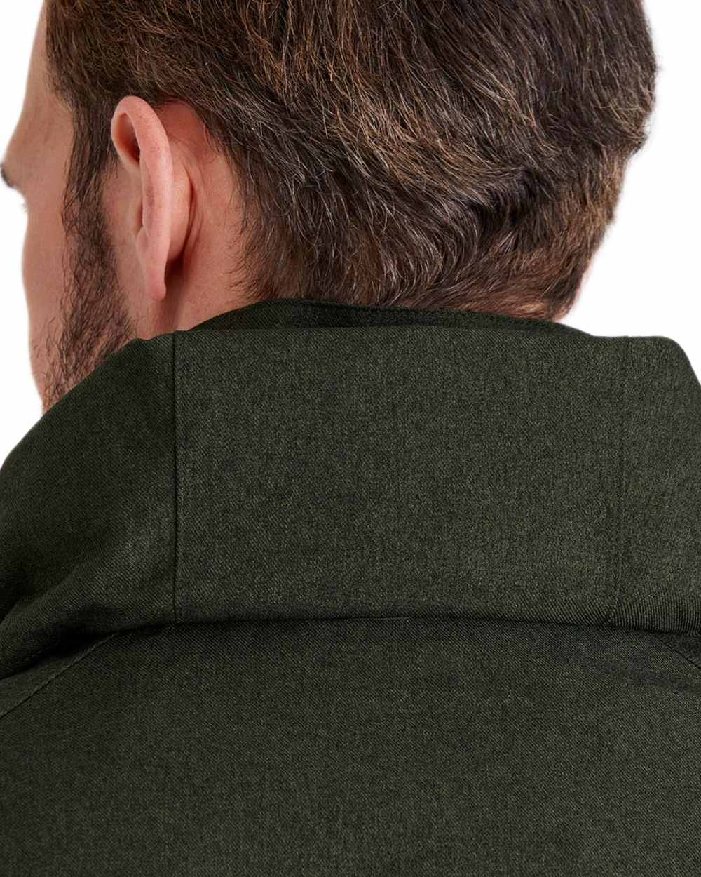 Deep Forest Marl coloured Ridgeline Mens Monsoon Light Jacket on white background 