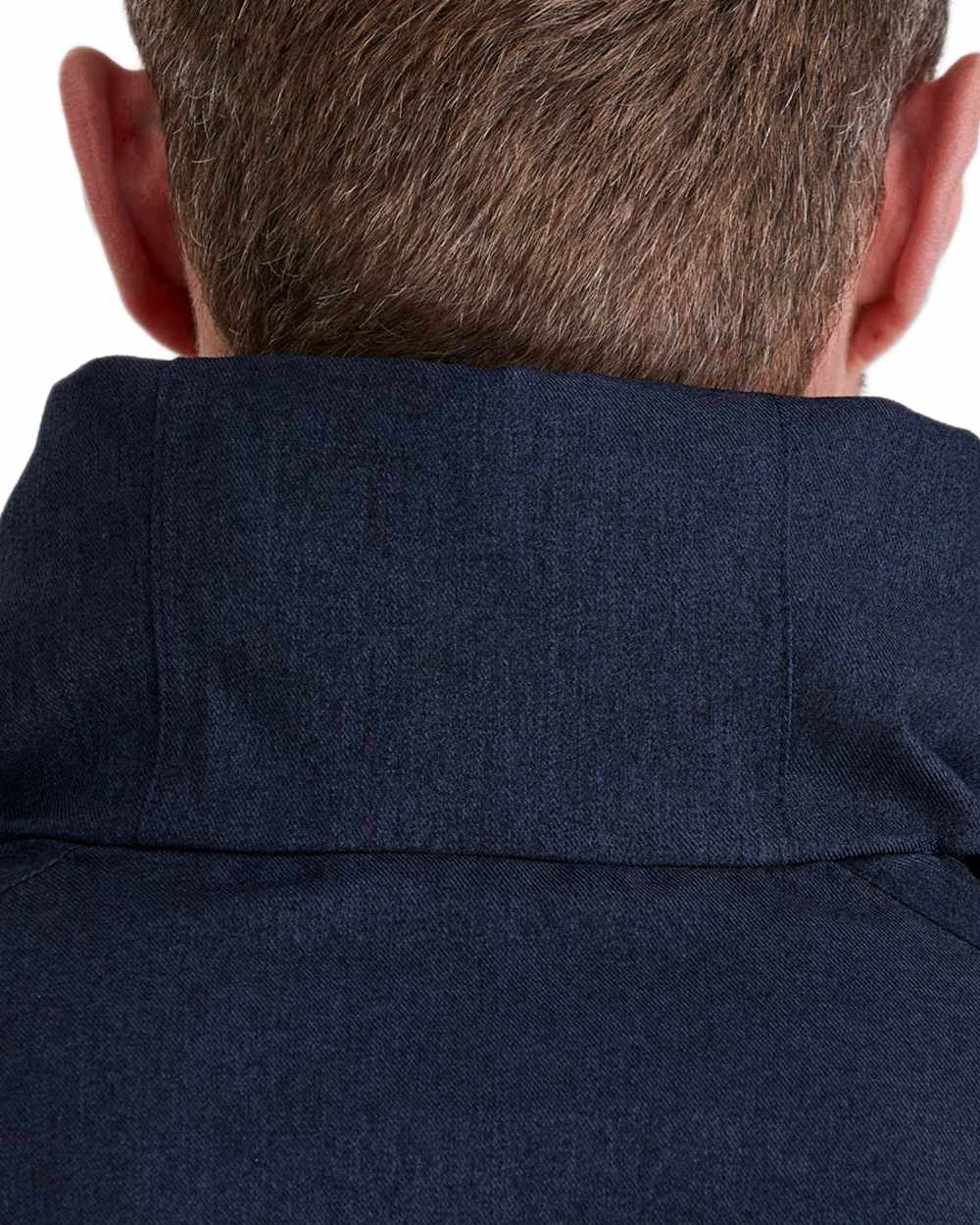 Navy Marl coloured Ridgeline Mens Monsoon Light Jacket on white background 