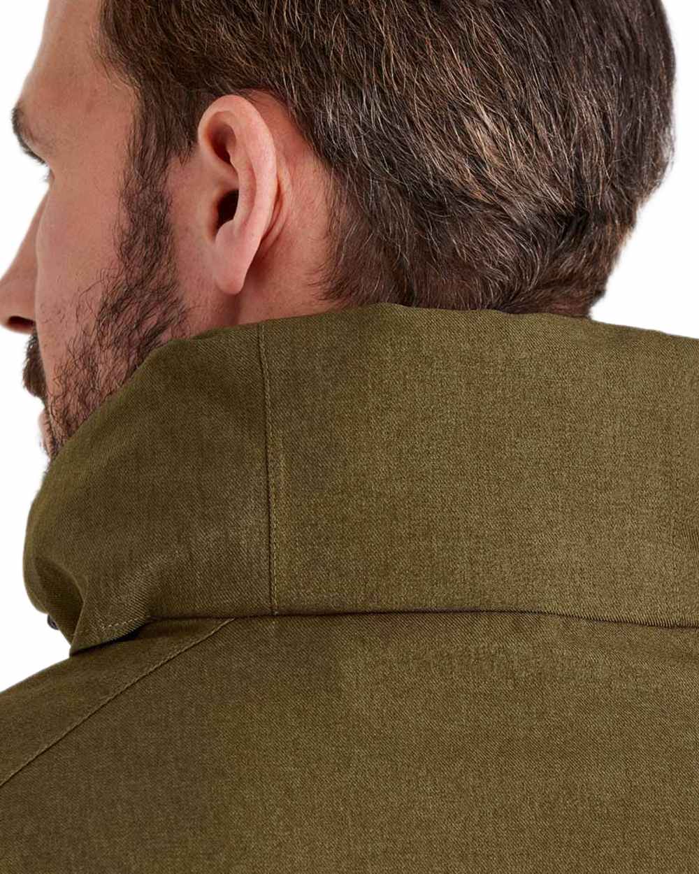 Teak coloured Ridgeline Mens Monsoon Light Jacket on white background 