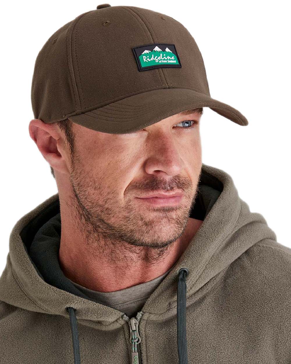 Bark Coloured Ridgeline Monsoon Classic Cap on white background 