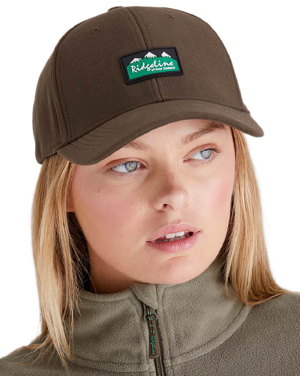 Bark Coloured Ridgeline Monsoon Classic Cap on white background 