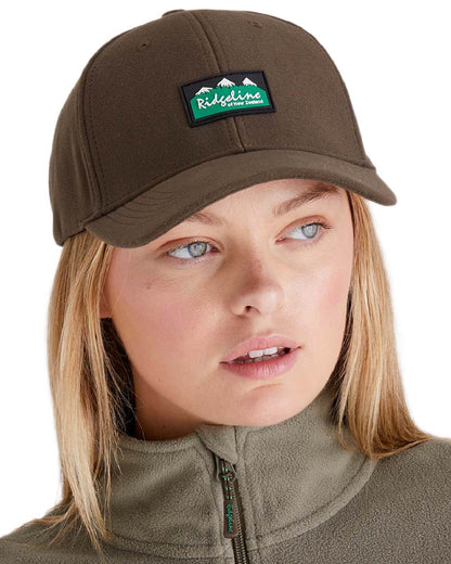 Bark Coloured Ridgeline Monsoon Classic Cap on white background 