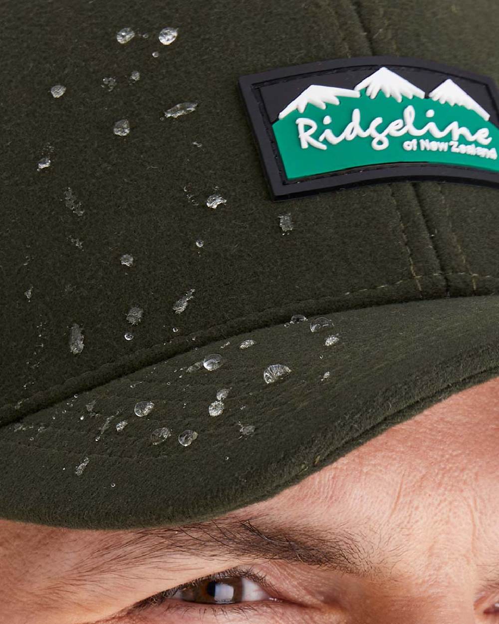 Deep Forest Coloured Ridgeline Monsoon Classic Cap on white background 