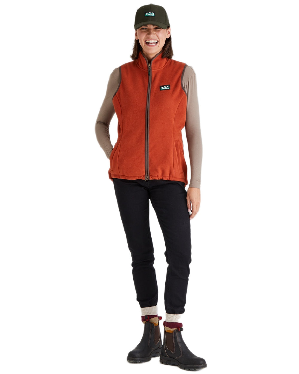 Deep Forest Coloured Ridgeline Monsoon Classic Cap on white background 