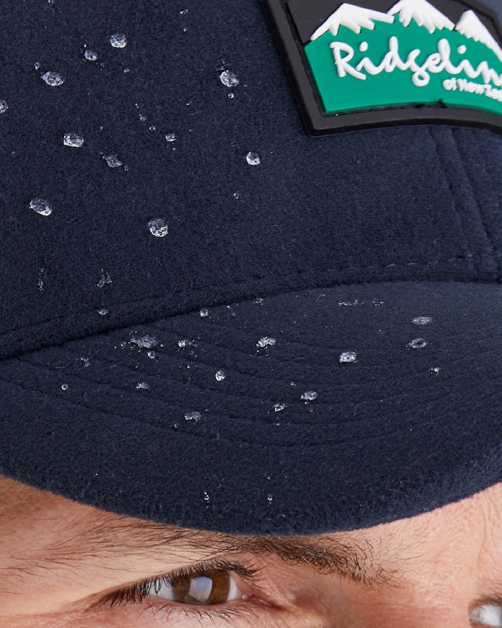 Navy Coloured Ridgeline Monsoon Classic Cap on white background 
