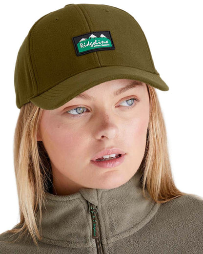 Teak Coloured Ridgeline Monsoon Classic Cap on white background 