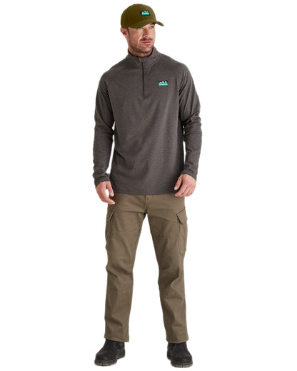 Teak Coloured Ridgeline Monsoon Classic Cap on white background 