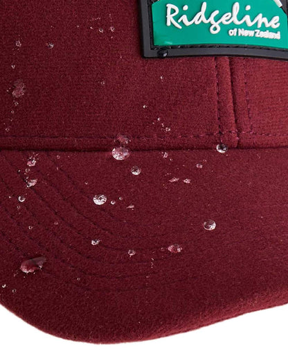 Winter Berry Coloured Ridgeline Monsoon Classic Cap on white background 