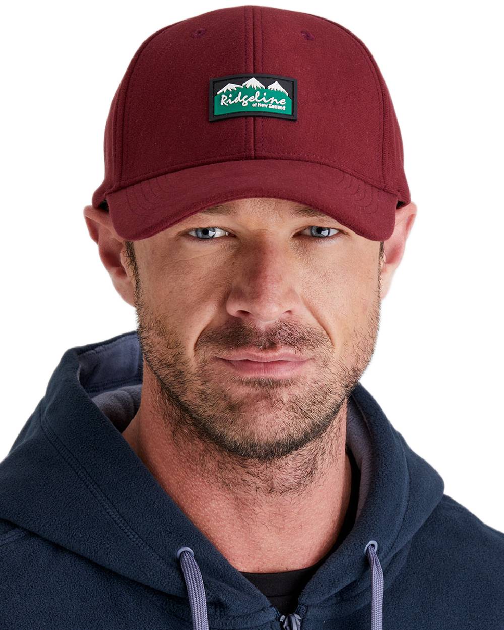 Winter Berry Coloured Ridgeline Monsoon Classic Cap on white background 