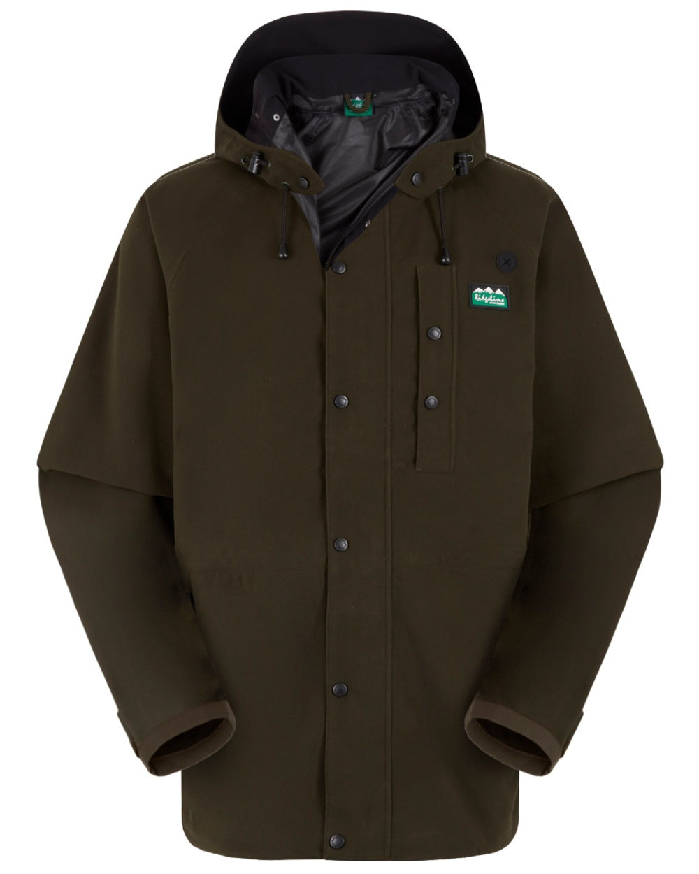 Deep Forest Coloured Ridgeline Monsoon Classic Jacket On A White Background 