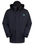 Navy Coloured Ridgeline Monsoon Classic Jacket On A White Background 