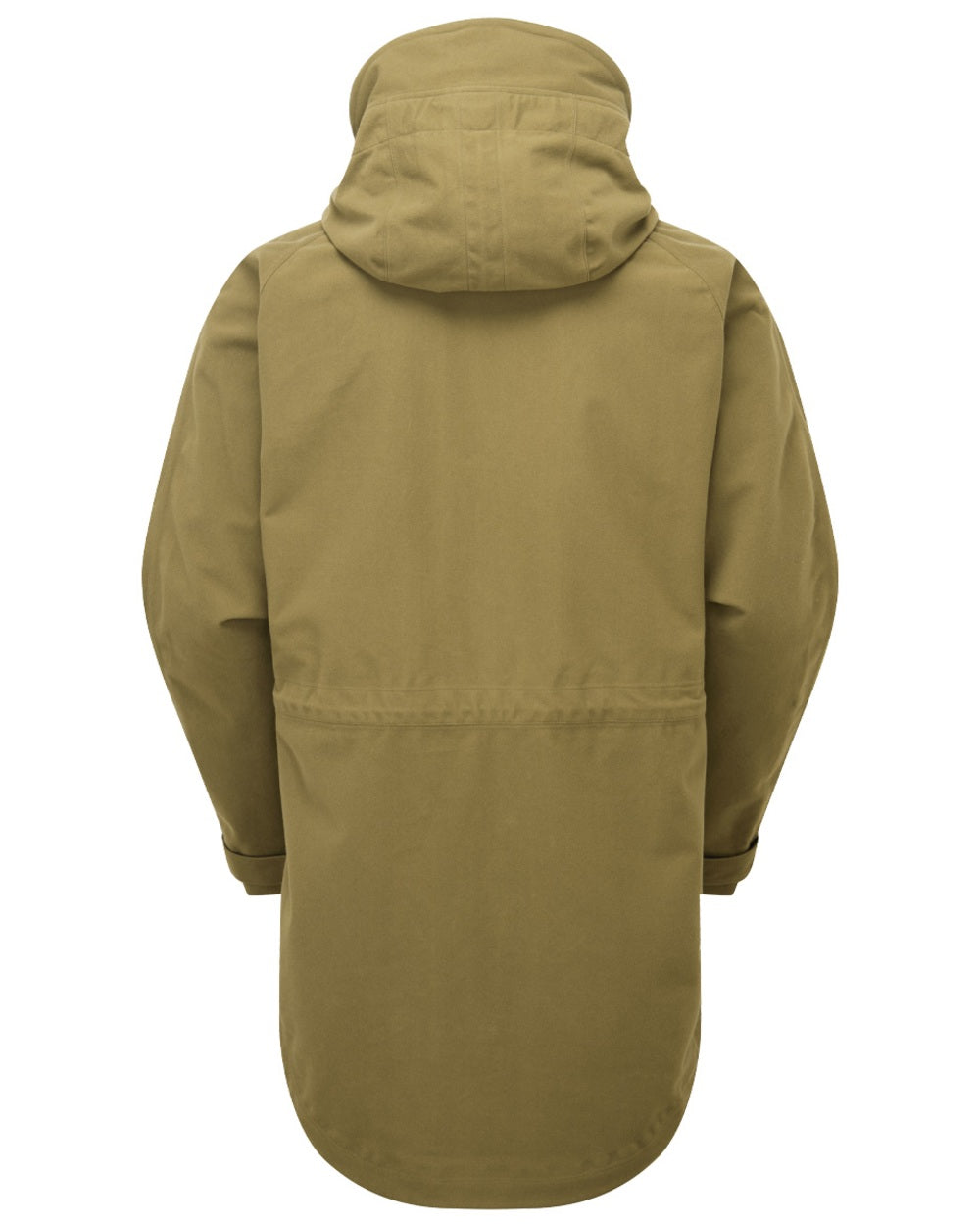 Teak coloured Monsoon Classic Waterproof Jacket on white background 