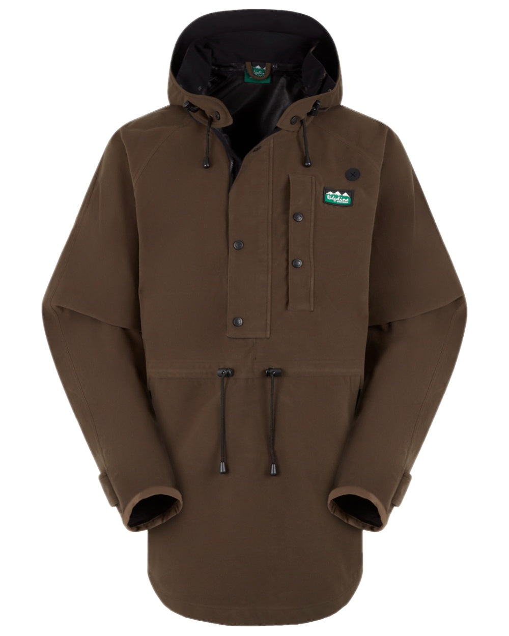 Bark Coloured Ridgeline Monsoon Classic Waterproof Smock on white background 