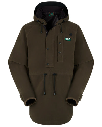 Deep Forest Coloured Ridgeline Monsoon Classic Waterproof Smock on white background 
