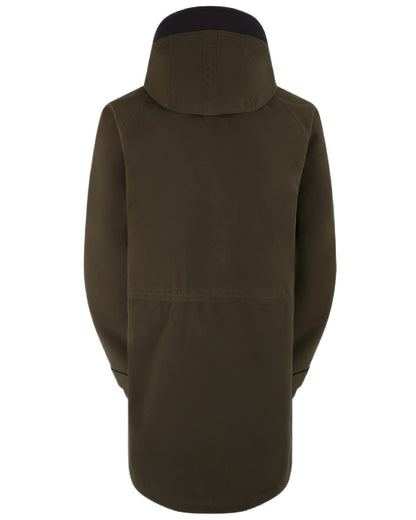 Deep Forest Coloured Ridgeline Monsoon Classic Waterproof Smock on white background 