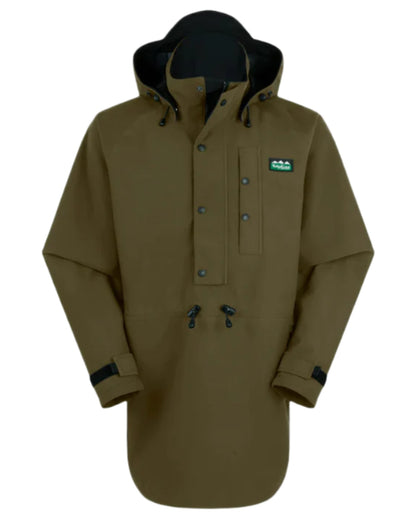 Teak Coloured Ridgeline Monsoon Classic Waterproof Smock on white background 