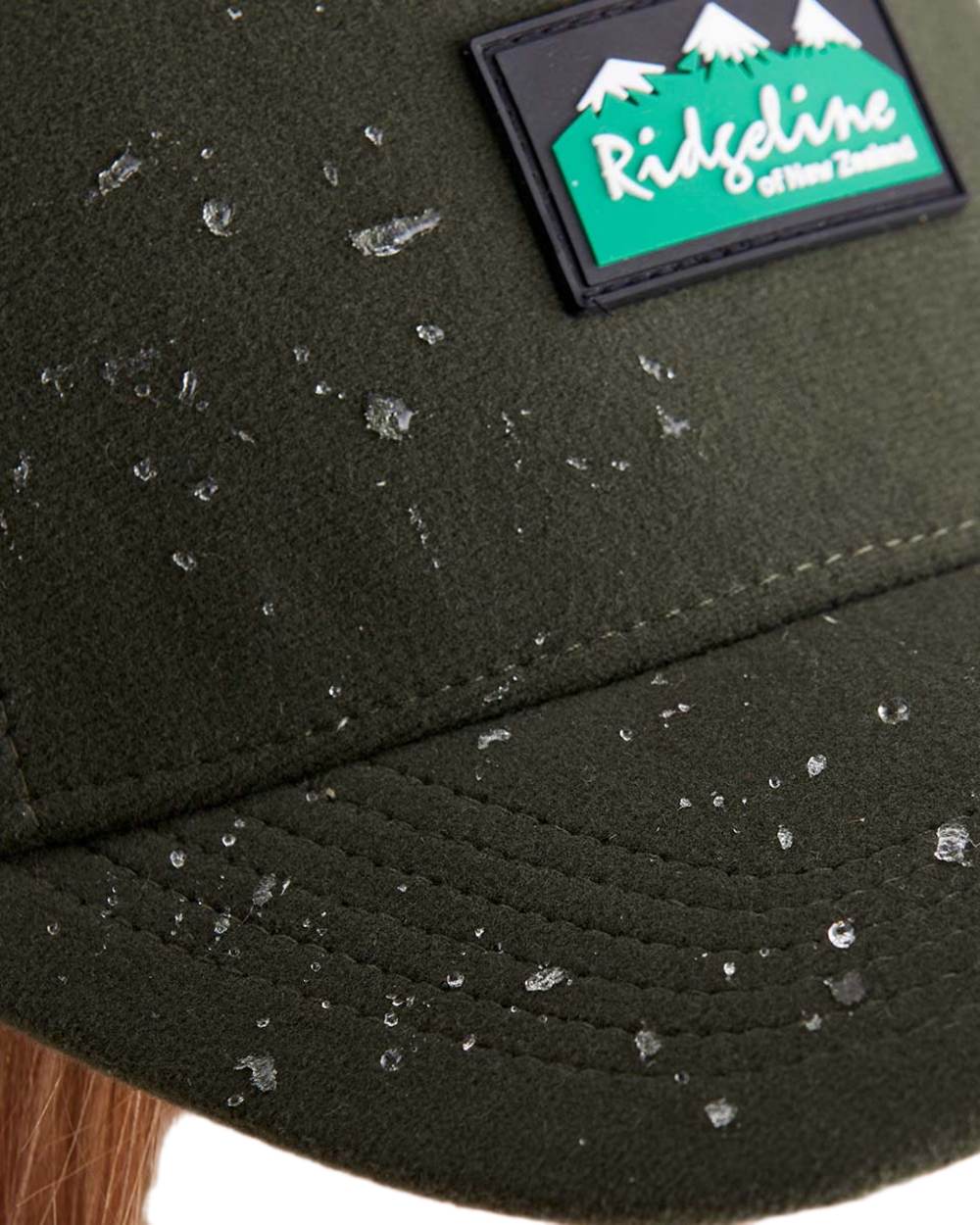 Deep Forest Coloured Ridgeline Monsoon Trucker Cap on white background  