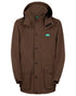 Bark coloured Ridgeline Torrent III Waterproof Jacket on white background 