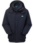 Navy coloured Ridgeline Torrent III Waterproof Jacket on white background 