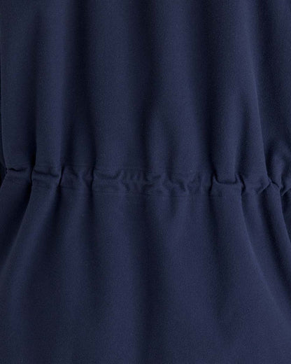 Navy coloured Ridgeline Torrent Waterproof Jacket on white background 