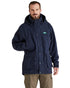 Navy coloured Ridgeline Torrent Waterproof Jacket on white background 