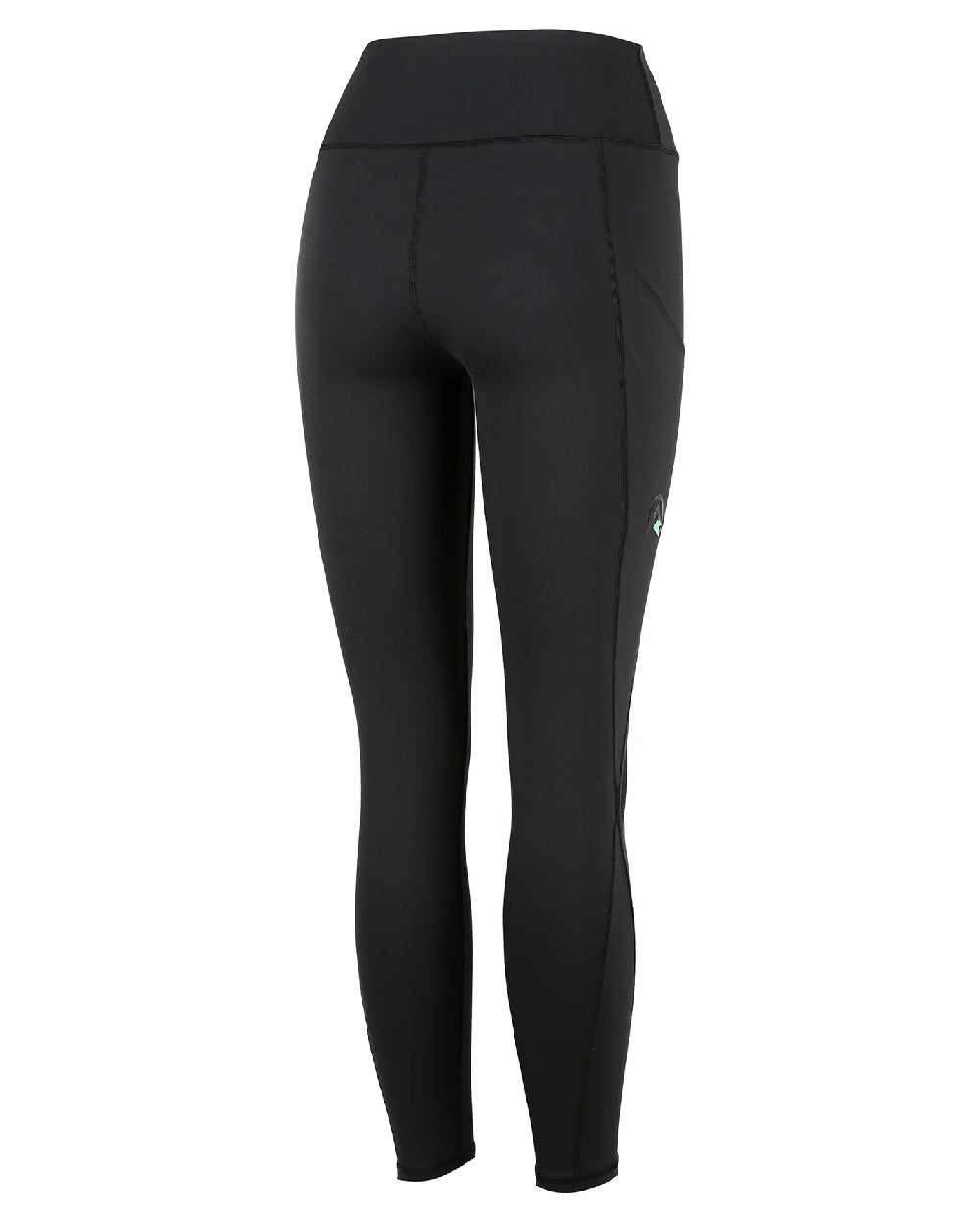 Black coloured Ridgeline Womens Infinity Leggings on white background 