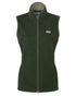 Deep Forest coloured Ridgeline Womens Kodiak Gilet on white background 