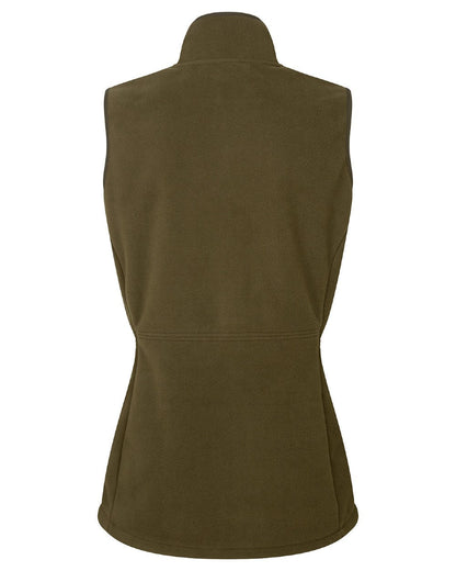 Moody Teak coloured Ridgeline Womens Kodiak Gilet on white background 