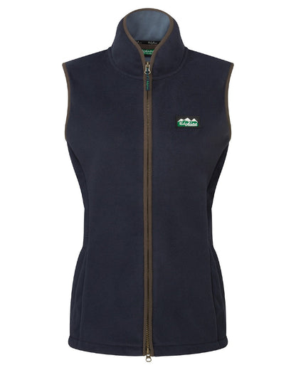 Navy coloured Ridgeline Womens Kodiak Gilet on white background 