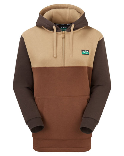Nutmeg coloured Ridgeline Womens Tribe Hoodie on white background 