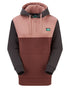 Oxblood coloured Ridgeline Womens Tribe Hoodie on white background 