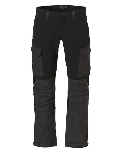 Grey Black Coloured Rovince Mens Flexline Trousers on white background 