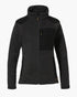 Anthracite coloured Rovince Womens Coarse Fleece Jacket on white background 