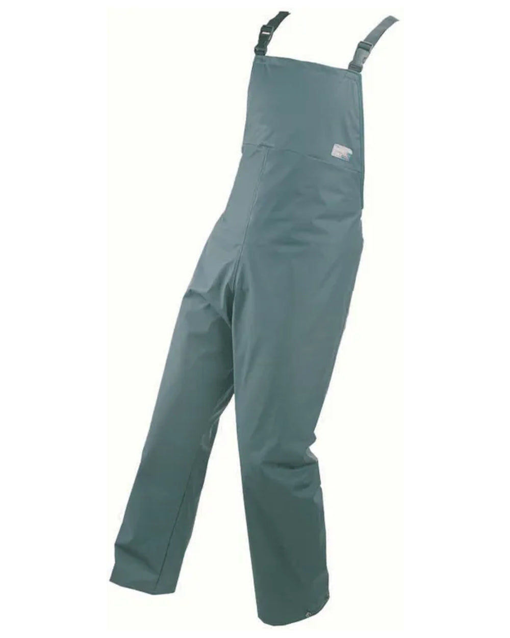 Olive Green coloured Seal Flex Bib Overtrousers on white background