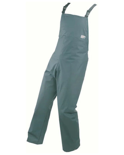 Olive Green coloured Seal Flex Bib Overtrousers on white background 