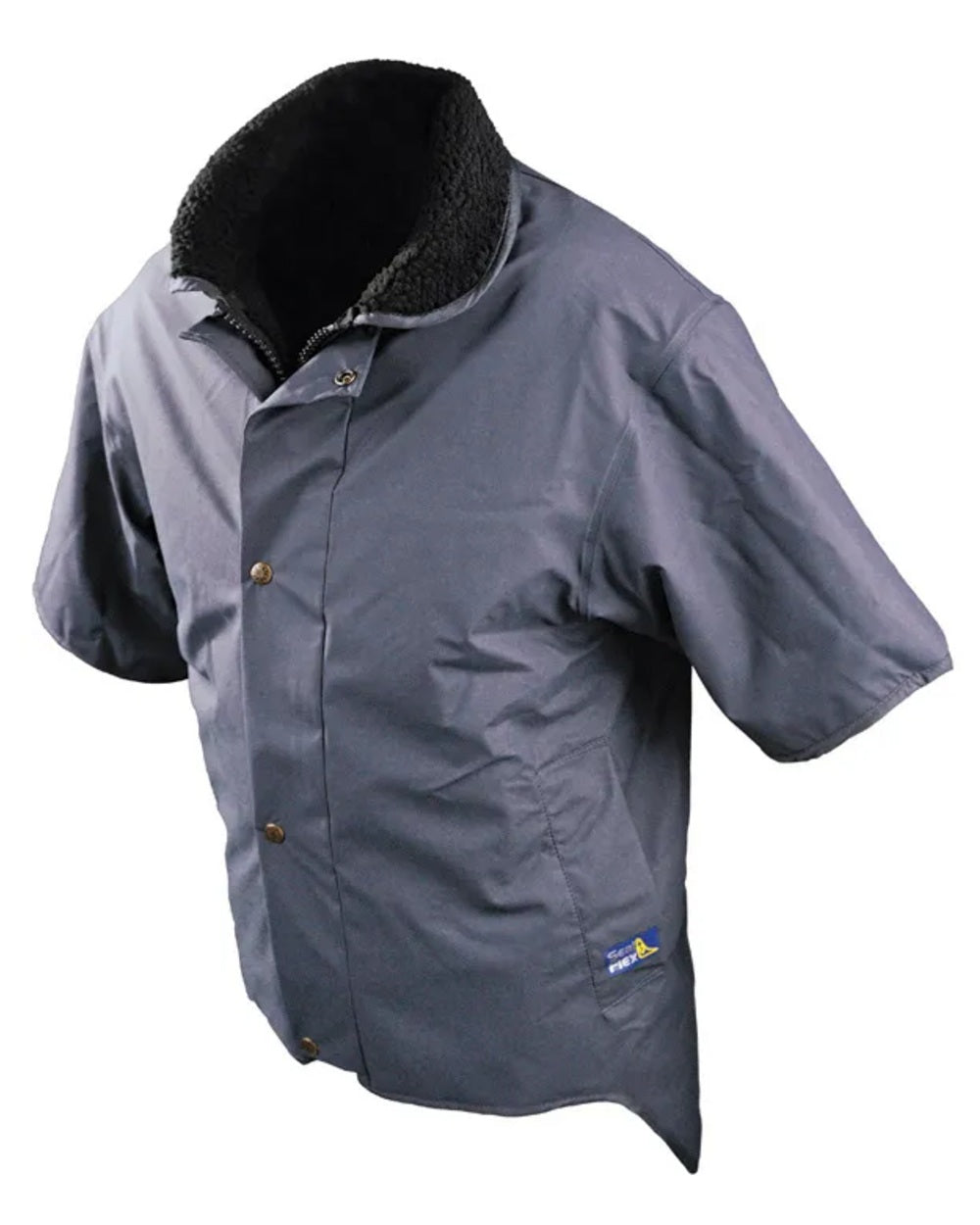 Navy Blue coloured Seal Flex Short Sleeved Vest on white background 