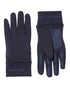 Navy  Coloured Sealskinz Acle Water Repellent Nano Fleece Glove on white background 