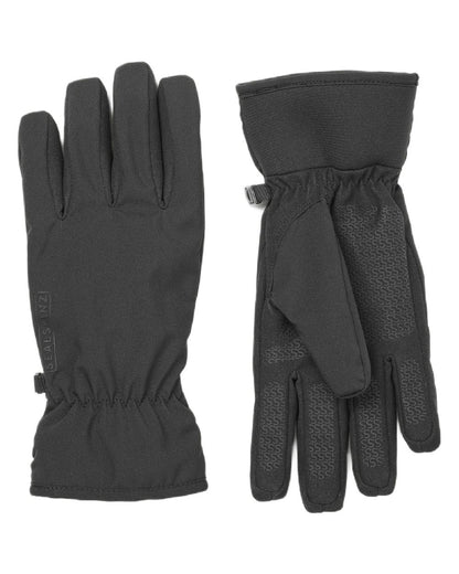 Black Coloured Sealskinz Griston Waterproof All Weather Lightweight Glove on white background 