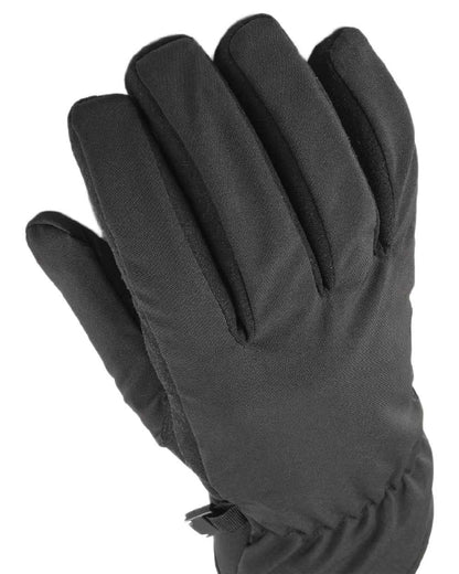 Black Coloured Sealskinz Griston Waterproof All Weather Lightweight Glove on white background 