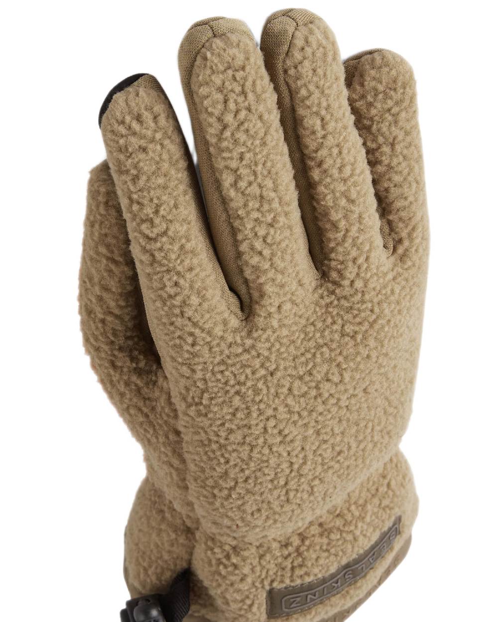 Brown Coloured Sealskinz Hoveton Waterproof Sherpa Fleece Glove on white background 