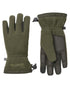 Olive Coloured Sealskinz Hoveton Waterproof Sherpa Fleece Glove on white background 