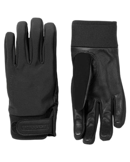 Black Coloured Sealskinz Womens Kelling Waterproof All Weather Insulated Glove on white background 
