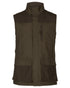 Pine Green Coloured Seeland Arden Waistcoat on white background 