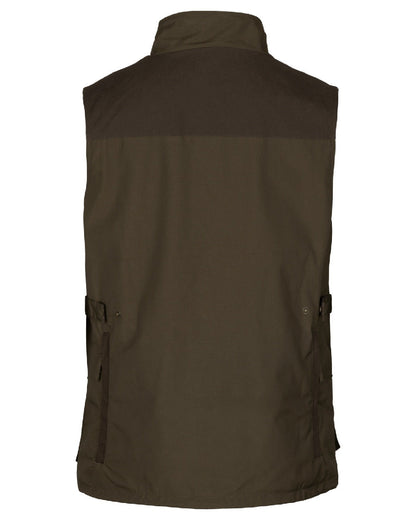 Pine Green Coloured Seeland Arden Waistcoat on white background 