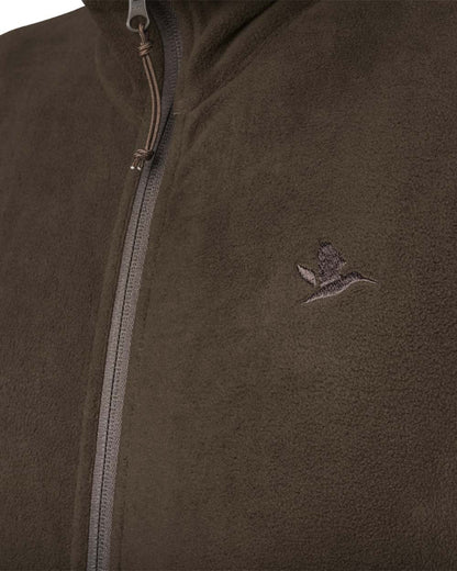 Brown Coloured Seeland Benjamin Fleece on white background 