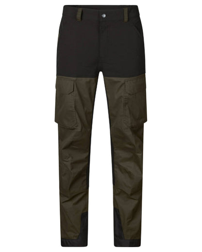 Grizzly Brown Meteorite Coloured Seeland Elm Trousers on white background 