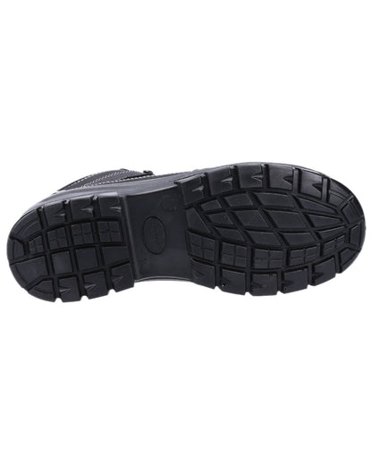 Black Coloured Skechers Workwear Mens Trophus Letic Safety Boots on white background 