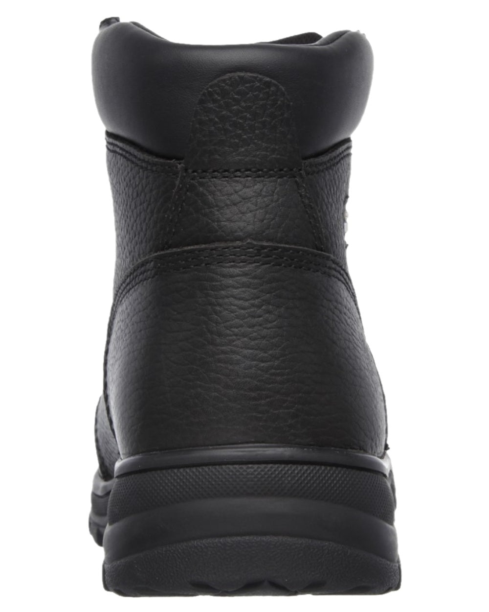 Black Coloured Skechers Workwear Mens Workshire Lace Up Safety Boots on white background 