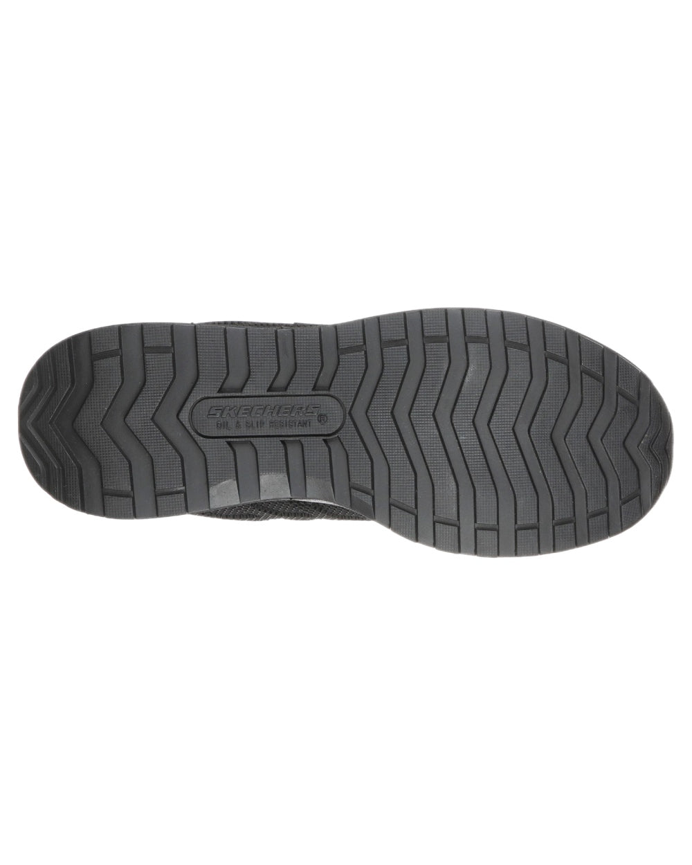 Black Coloured Skechers Workwear Womens Bulklin Ayak Safety Shoes on white background 