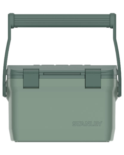 Hammertone Green coloured Stanley Adventure Easy Carry Outdoor Cooler on white background 